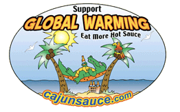 Global Warming Hot Sauce Logo